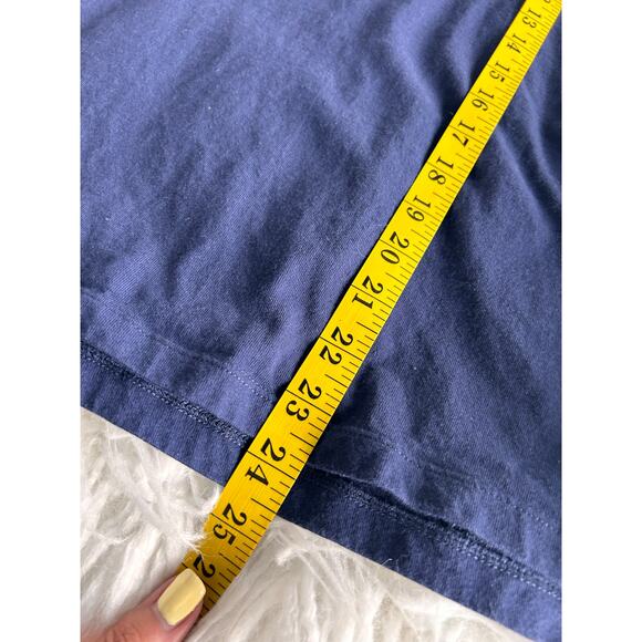 VTG M C Sportswear Women's Patriotic Tee Top Rabbit Labor Day July Blue SZ Large - Picture 9 of 9